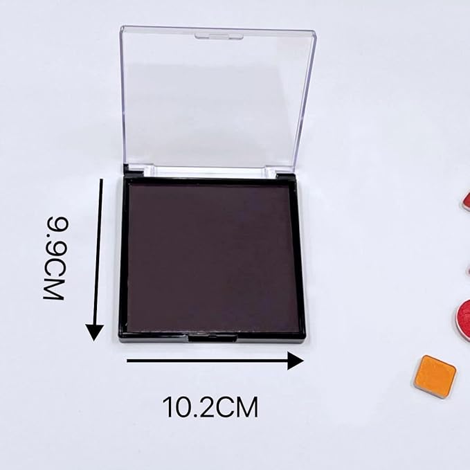 Square Shape Makeup Cosmetic Eyeshadow Empty Magnetic Palette Case Box for Blusher Bronzer