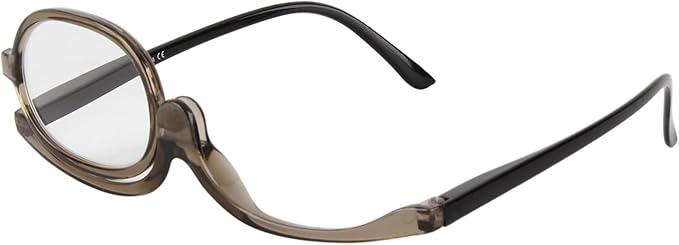 Aisi Women Magnifying Makeup Glasses Eye Make Up Spectacles Flip Down Lens Folding Cosmetic Glasses