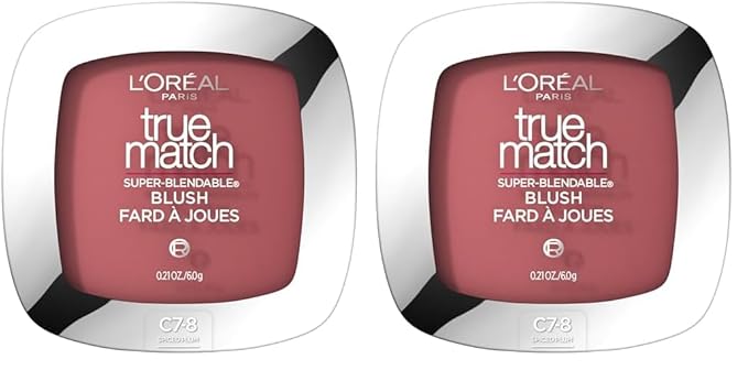 L’Oréal Paris True Match Super-Blendable Blush, Spiced Plum, 0.21 oz. (Pack of 2)