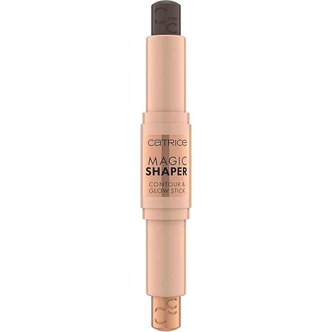Catrice | Magic Shaper Contour & Glow Stick | 2-in-1 Matte Contour & Shimmering Highlight | Face Shaping & Brightening Make Up | Vegan & Cruelty Free | Without Parabens (60 | Deep Rich)