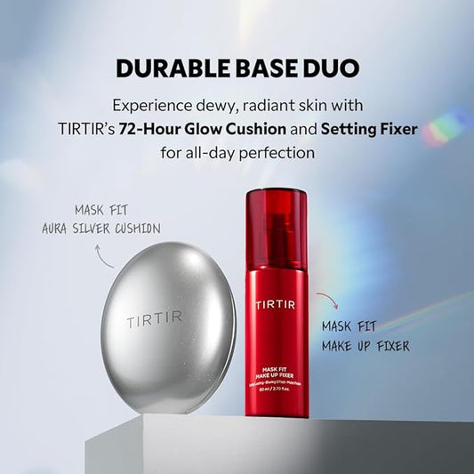TIRTIR Silver Cushion Foundation 21N & Red Fixer