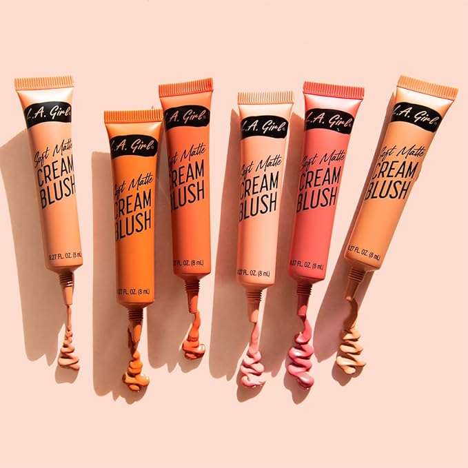 L.A. Girl Soft Matte Cream Blush, Cutie GBL440