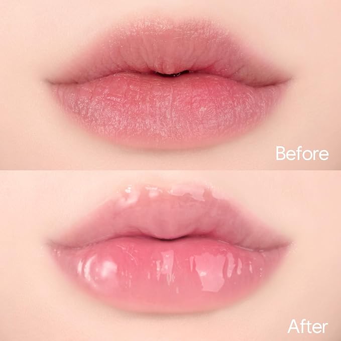 Pudding Glow Korean Lip Tint (05 PINK LAMP) + Crystal Dewy Lip Gloss (01 PINK DOLPHIN) | K-Beauty Lip Duo | Long-Lasting & Glossy | Everyday Lip Combo | Lip Glow Set