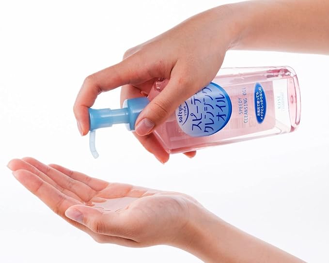 Kose Softymo Speedy Cleansing Oil 7.77floz(230ml) Pump And Travel-size 2.02floz(60ml) For Travel