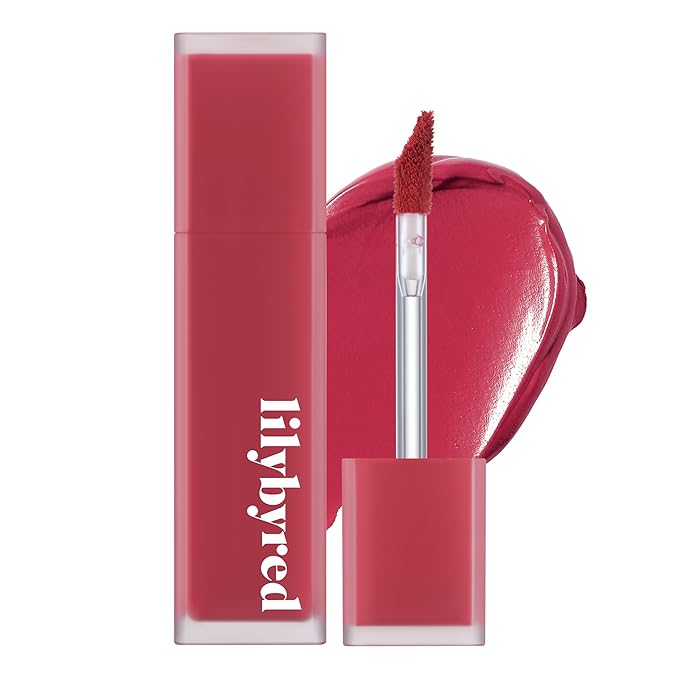 lilybyred Mood Liar Velvet Tint | Korean Moody Matte Lip Stain, Creamy Velvet Texture, Blurring Soft-Focus Effect, Highly Pigmented, Smudge-Proof, Long-Lasting, 0.14 oz. (04 Elegant Wild Berry)