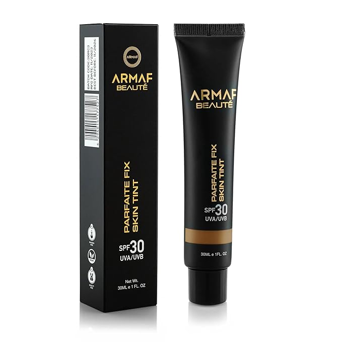Armaf Beauté Parfaite Fix - Skin Tint | Tinted Moisturizer with Spf 30 For Sun Protection | Semi Matte Finish | Beige, 30 ml/1 fl.oz