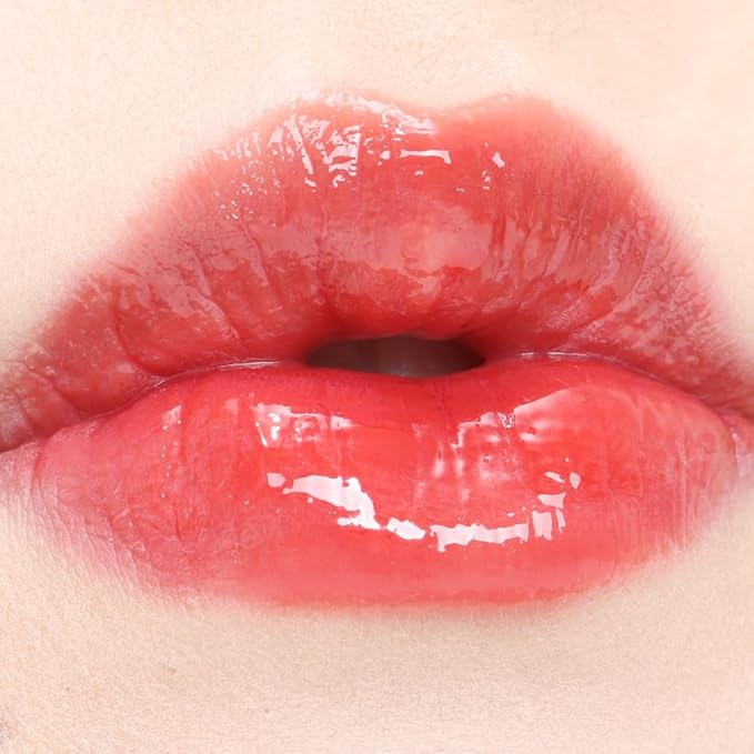 Dewy Fit Tint – 8 Colors | Non-Sticky, Buildable Shine with Vivid Color | Long-Lasting & Moisturizing for a Plump, Glossy Finish | K-Beauty Lip Color (#006 Red Rule, 0.1 Fl Oz)