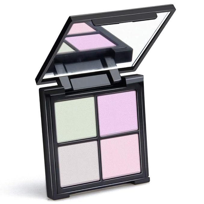 Highlighter 4 Colors Glow Kit Makeup Powder Face Illuminating Repair Highlighting Bronzer Palette