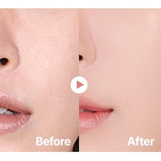 THE TOOL LAB Stamp Skinfit Cushion Foundation & Brush Set|Glow type, No.21 Ivory|120H Long-Lasting Coverage, Flawless, Ultra Adherence, Glass Glowy Clear Watercolor-Radiance Skin|SPF 40++, 11g