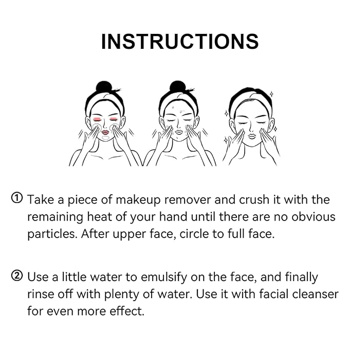 Travel Size Face Cleansing Balm Makeup Remover Gentle Nourishing Facial Cleansing Melting Balm to Oil Mild Eye Lip Face 3-in-1 Refreshing Clean Balm Makeup Remover Oil Set for All Skin -8pcs