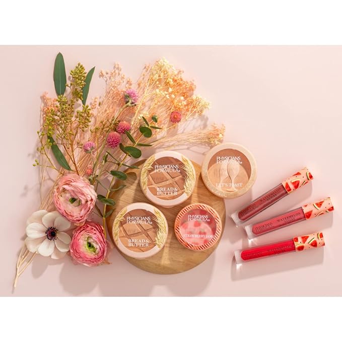 Physicians Formula Murumuru Bread & Butter Bronzer Toasty, Nourishing Blend for Luminous Finish, Dermatologist Tested, Hypoallergenic, Vegan & Cruelty-Free