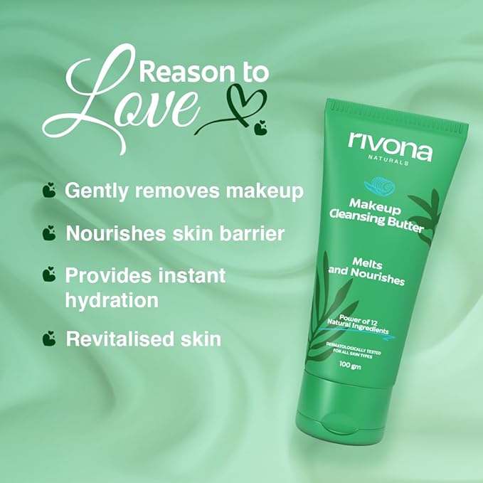 Makeup Cleansing Balm | Gently Removes Make-Up & Hydrates | Removes Excess Oil & Dirt enriched with 12 Active herbs |All Skin types |100G