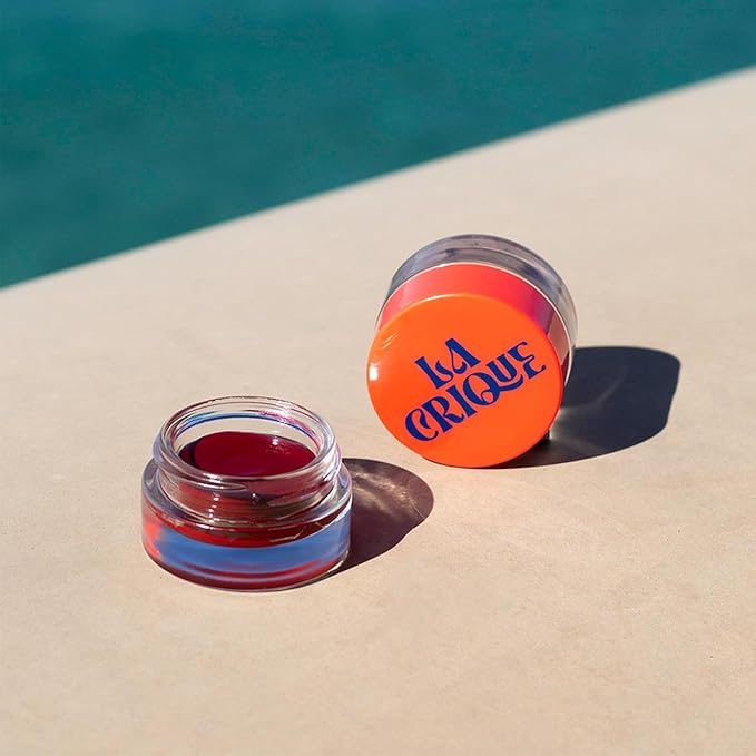 Lip and Cheek Balm - Cream Blush & Tinted Lip Balm - Infused with Hyaluronic Acid + Vitamin C - LightWeight Cream Makeup and Skincare - 99% Natural Ingredients - Vegan – Garnet