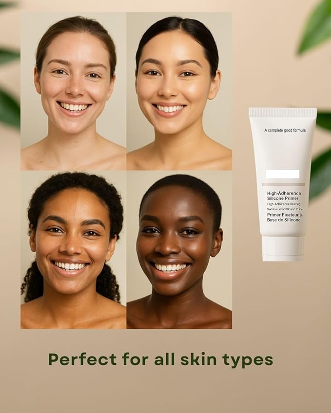 Makeup Base Face Primer, Hydrating & Pore Minimizing Formula, Smooths and Preps Skin for Flawless Makeup Application, Suitable for All Skin Types, Long-lasting Oil Control, 30 ml