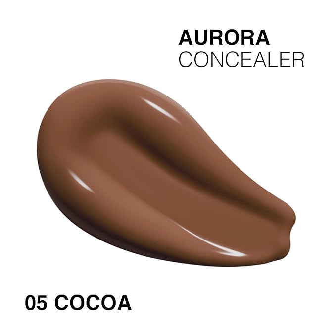Liquid Foundation & Under Eye Concealer - Make Up Set for Flawless Dark Skin Base - Matte Foundation (Mocha) and Liquid Concealer (Cocoa)