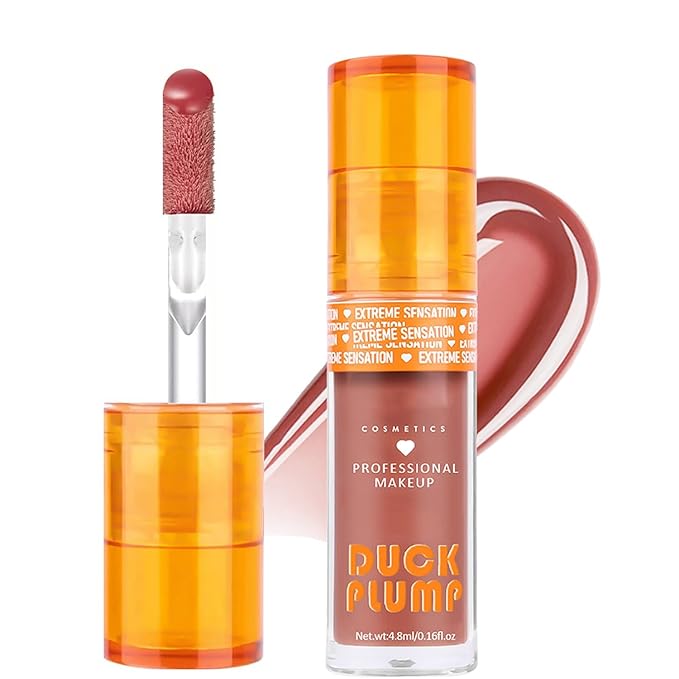 Super Lustrous Lip Oil, Non-Sticky, Hydrating, Hypoallergenic, Waterproof, High Shine Finish (03# Honey Nude)