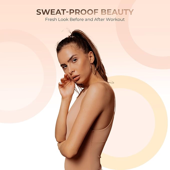 (Deep Tan) (5gm Jar) FOUNDATION Mineral Makeup with SPF 18+, Full Coverage Matte Loose Powder, Bare Face Cosmetics