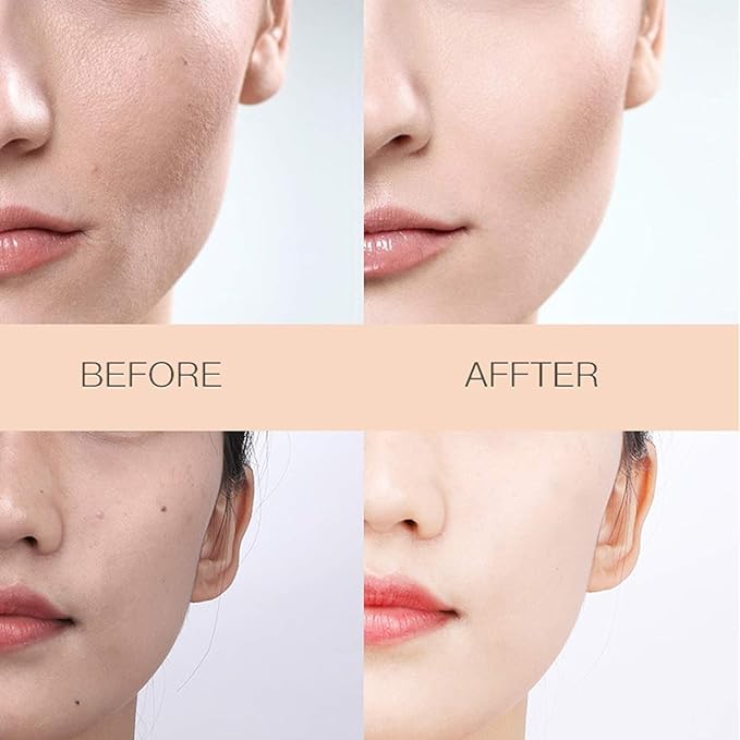 Mushroom Head Air Cushion BB Cream Even Skin Tone Makeup Base PrimerConcealer Lasting Nude Makeup Moisturizing Brightening Pigment CC Liquid Foundation (B-lvory)