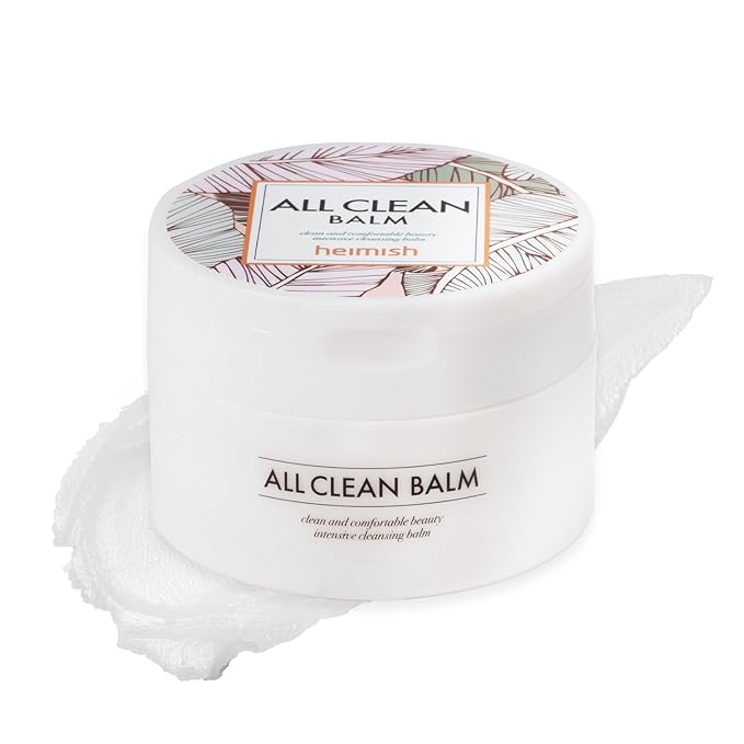 HEIMISH All Clean Balm - Cleansing Balm, Waterproof Makeup Remover, Face Cleanser, Oil Based Cleanser, Korean Skincare with Natural Aroma Oil, Vegan, For All Skin Types, 4.0fl.oz/120ml