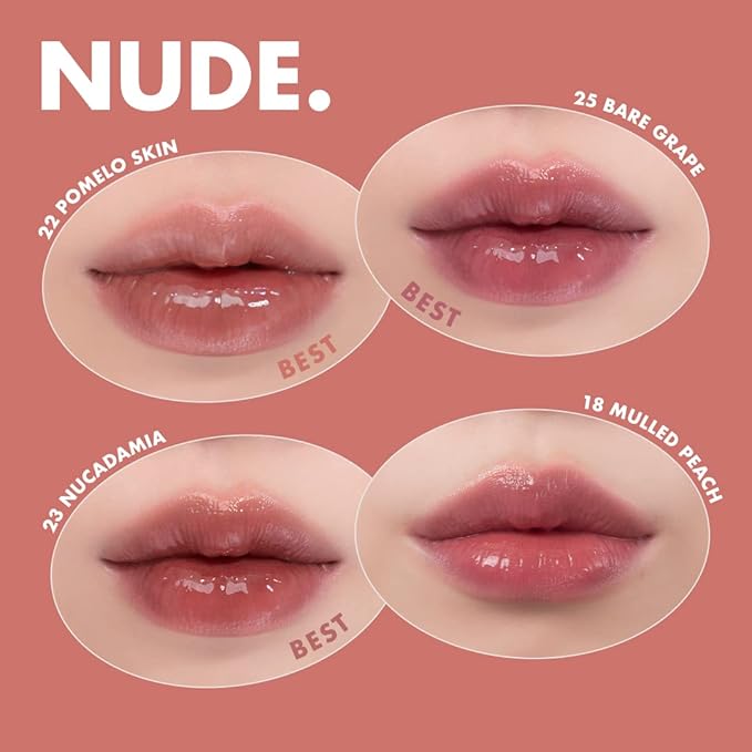 rom&nd Juicy Lasting Tint 25 BARE GRAPE, Vivid color, Glossy Finish, Long-lasting, MLBB, moisturizing, Highly-Pigmented, Clear & Natural Makeup, Lip Tint for Daily Use, K-beauty, 5.5g / 0.2 oz