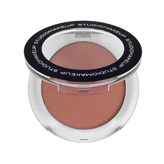 StudioMakeup Blush for Cheeks (Sunrise) - Easily Blendable Powder Blush for Glass Skin Glow - All Day Wear Makeup Blush with Medium Coverage and Natural Finish - Face Blushes for All Skin Types
