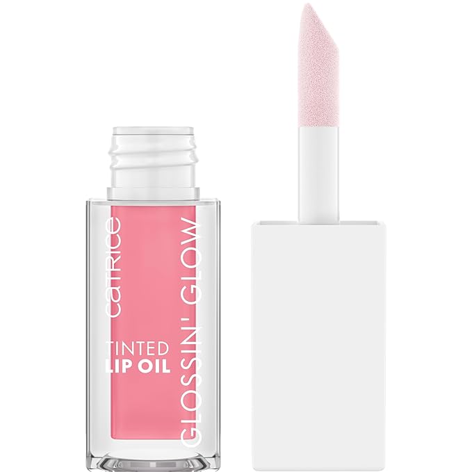 Catrice | Glossin’ Glow Tinted Lip Oil | High Shine, Moisturizing Lip Stain | With Cherry & Pomegranate Oil | Vegan, Gluten Free & Cruelty Free (10 | Keep It Juicy)