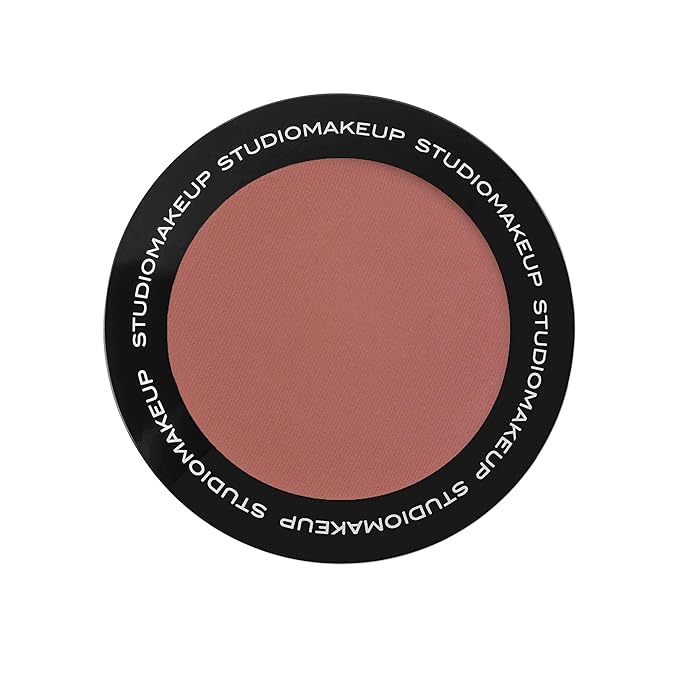 STUDIOMAKEUP Soft Blend Cheek Blush (Apricot) - Beauty Powder for Face - Perfect for Glass Skin Glow - Easily Blendable Soft Pink - Suitable for All Skin Types