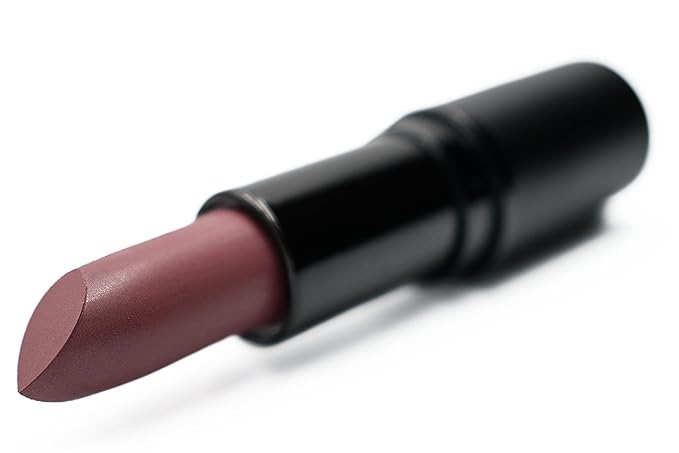 Matte Voluptuous Dark Cool Tone Burgundy Red Lipstick Color Moisturizing Paraben Free, No Animal Testing & Cruelty Free Lip Makeup Color