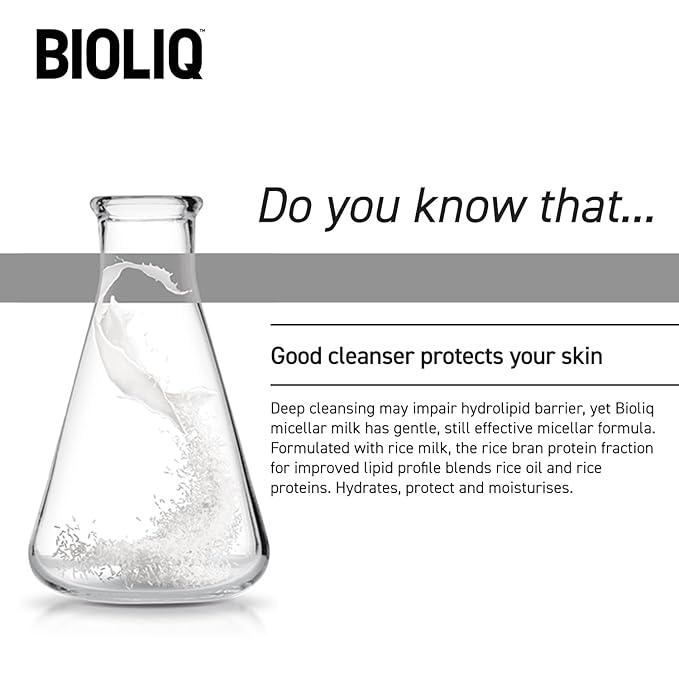 Clean Micellar Milk - Nourishing Skincare with Cottonseed Oil, Rice Milk & Eyebright Extract, Makeup Removal & Dark Circle Reduction - 135ml