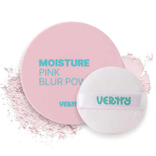 Moisture Pink Blur Powder - Translucent Oil-Control & Setting Powder for Radiant, Natural Finish – Vertty, Korean Cosmetics, Peta Vegan