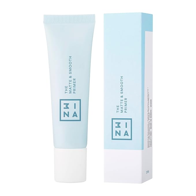 3ina Makeup - Cruelty - Vegan - The Matte & Smooth Primer - Make-Up Base - Revitalizing - Result: More Radiant And Elastic Skin - Moisturizing - Nourishes And Prepares Skin For Make-Up