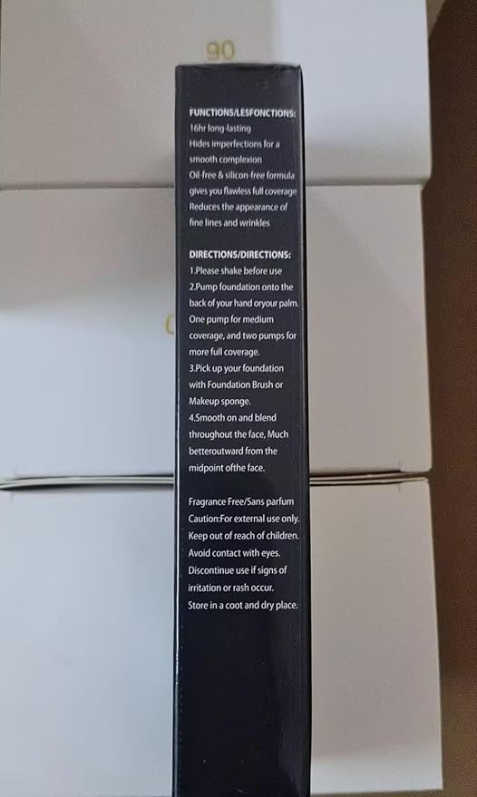 Matte Oil Control Concealer Foundation Flawless Soft Long Lasting Foundation Makeup,Waterproof Full Coverage Face Makeup Strong Concealer Foundation for Oily Acne Skin (#104 Buff Beige)