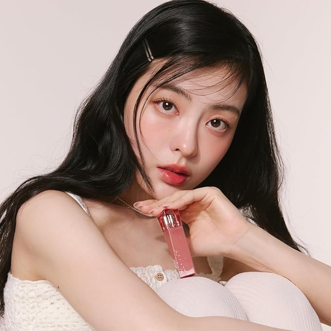 Espoir Couture Lip Tint Glaze #9 Petal Punch 0.19oz | Volumizes & High-Shine Lip Plumper | Long-Lasting Vibrant Color | Thickening radiance Lip Stain | Tinted Lip Moisturizer | Korean Lip Makeup
