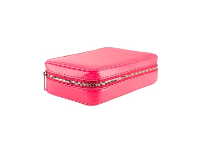 Woosh Beauty, Jetsetter Bundle, Fold out Face Original, Essential Brush Set, Travel Case in Hot Pink, #2 Medium Light