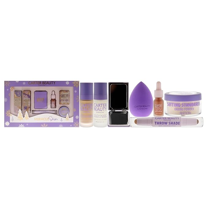 Carter Beauty Miracle Skin Set - Creme Brulee for Women 7 Pc