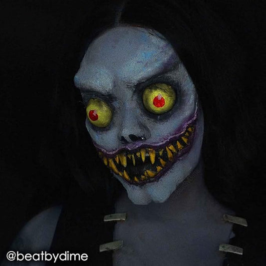 Mehron Makeup CreamBlend Stick | Face Paint, Body Paint, & Foundation Cream Makeup | Perfect for Halloween .75 oz (21 g) (Monster Grey)