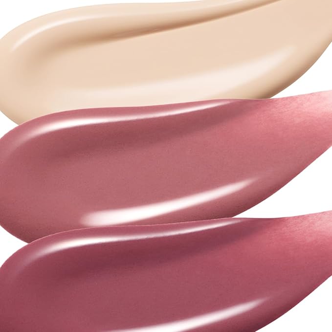 Moonshot KOREA Conscious Fit Mellow Lip Tint&Foundation Lip Stain Gift Set,k-beauty, (Foundation Lip Stain Set (17N+02 Wormhole Mystery+05 Space Rose, 1)