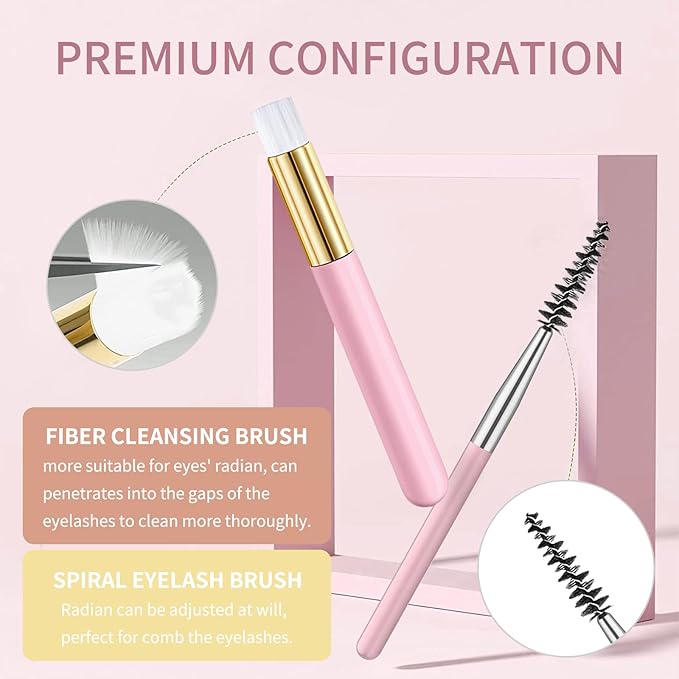 Smarxin Lash Shampoo for Eyelash Extension Removal, 50ml - Gentle, Natural Formula, Nourishing, Foaming Cleansing, Paraben & Sulfate Free