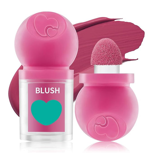 Erinde Liquid Blush for Cheeks, Soft Cream Blush Makeup, Natural-Looking Matte Finish, Lightweight, Long-Wearing, Vegan & Cruelty-Free, 06