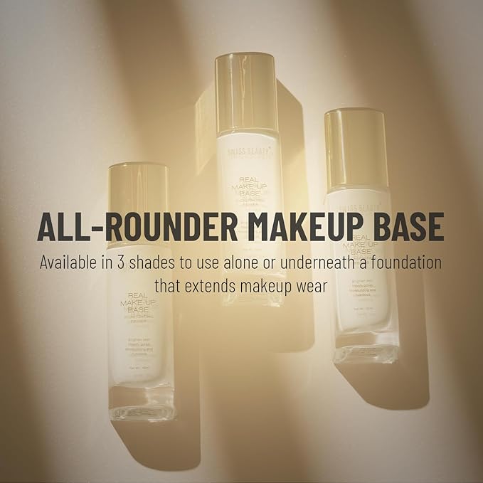 Real Makeup Base Highlighting Primer| Skin-Hydrating Poreless Primer With Natural Glow Finish For Face Makeup |Shade - Pink Tint, 32Ml