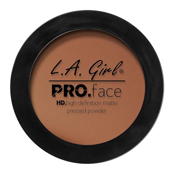 L.A. Girl PRO.Face Matte Pressed Powder, Cocoa GPP615 (Pack of 3)