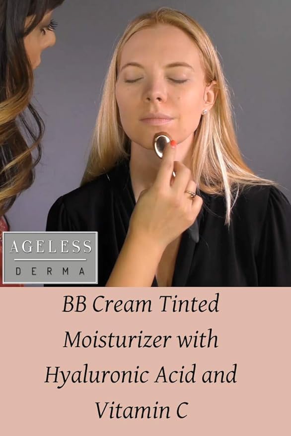 BB Cream Tinted Moisturizer with Hyaluronic Acid and Vitamin C … (Light)