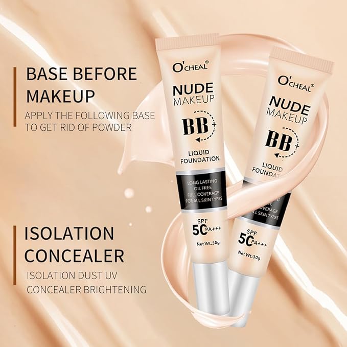O'CHEAL Ivory BB Cream with SPF 50+ and Ivory CC Cream with SPF 50+