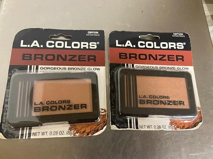 L.A. COLORS Bronzer CBPP259 Bronzed Beauty (2 EA .28 oz EA)