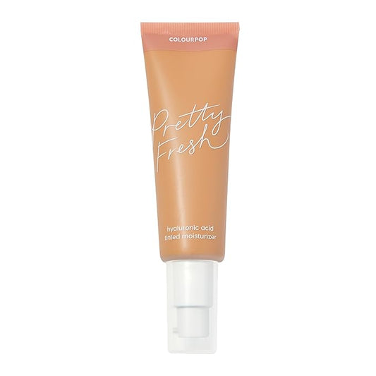 ColourPop Pretty Fresh Tinted Moisturizer - Hydrating Skin Tint with Lightweight Coverage - Formulated with Hyaluronic Acid & Coconut Water for Healthy-Looking Skin - Medium 9W (1.45 oz)
