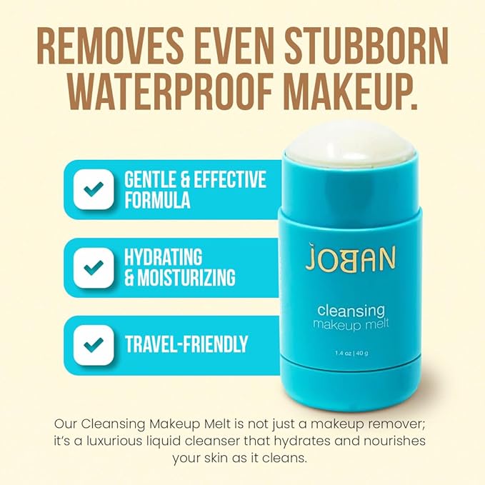 Cleansing Makeup Melt - Makeup Remover & Liquid Cleanser for Hydrated, Moisturized Skin, 1.4 oz