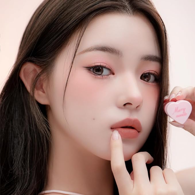 Cherry Heart Mega Tint – High-Pigment, Smudge-Proof Korean Lip Tint for All-Day Wear (06 Butter Cherry, 1 Count)