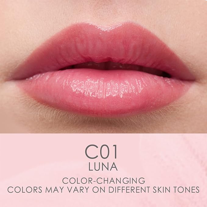 CATKIN Lip Balm Color Tinted Lipstick Ultra Hydrating Lip Deep Moistrurize Chapstick with Vitamin E Nourishing For Cracked & Dry Lips 0.12 oz (2pcs(01+10))