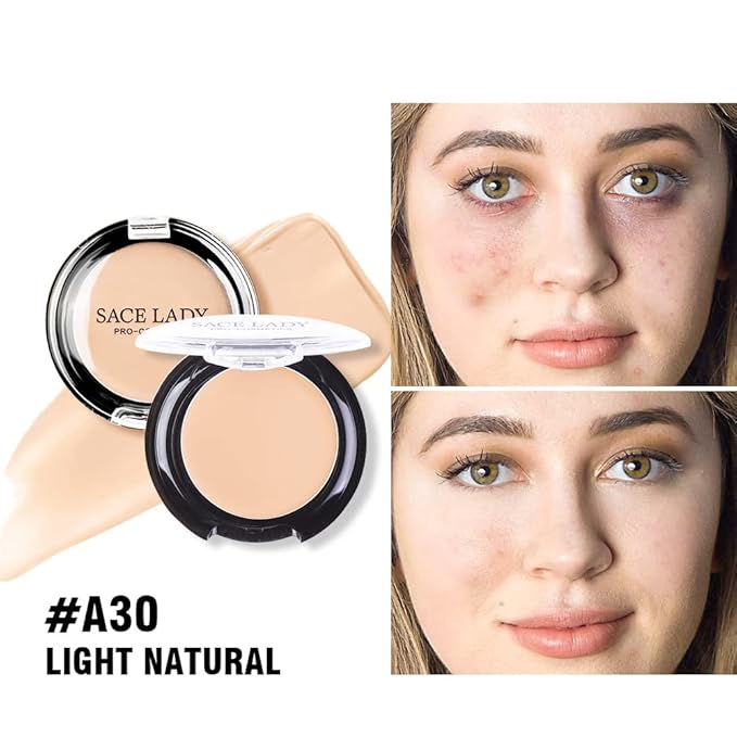 3Pcs Face Make Up Set Full Coverage Concealer & Cream Corrector & Pores Gold Primer Set, Poreless Smooth Flawless Makeup Perfect Cover Up Blemishes Dark Spots Eye Circles Imperfections