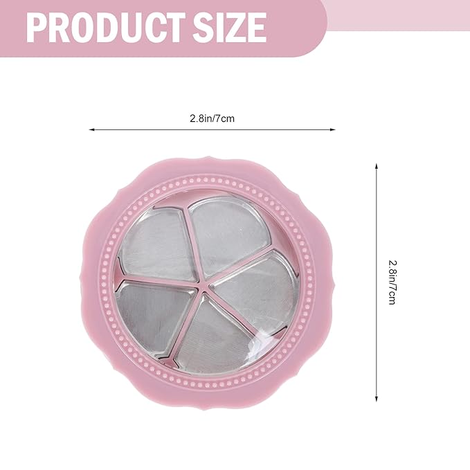 Beaupretty 2 Sets Empty Lipstick Palette with Mirror and Brush Refillable Eyeshadow Palette Box Cosmetics Storage Trays Containter for Lipstick Lip Balm Eyeshadow Blusher